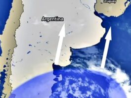 Para este viernes: Ingreso de frente frío polar hacia el área central