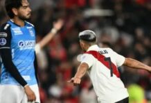 River le ganó 3 a 0 a Blooming y se clasificó primero en su grupo de Copa Sudamericana