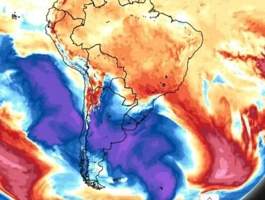 Para este viernes: El aire polar se fortalece con el paso de la ciclogénesis