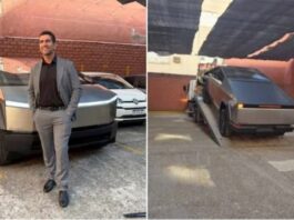 La camioneta Tesla del diputado libertario fue remolcada por una grúa y crece la polémica