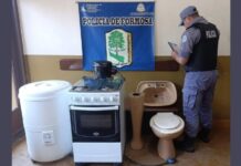 LAGUNA BLANCA: Detuvieron a un hombre y recuperaron objetos sustraídos