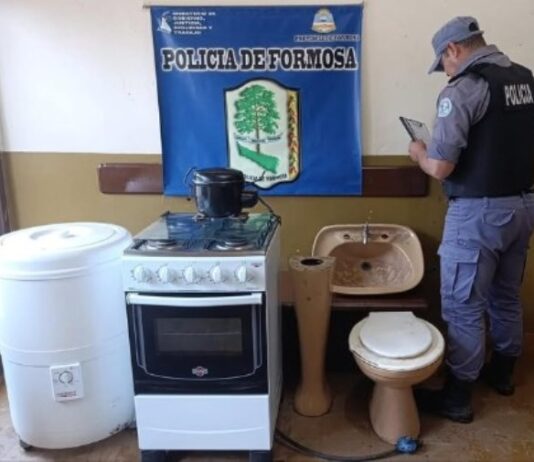 LAGUNA BLANCA: Detuvieron a un hombre y recuperaron objetos sustraídos