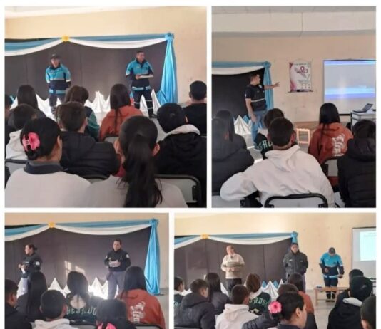 PALMA SOLA: Charla de concientización sobre violencia de género, bullying y educación vial en la E.P.E.S. N° 36