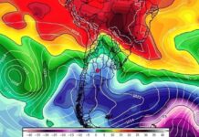 El pronóstico para el lunes: Llega aire antártico polar al país