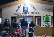 LAGUNA NAINECK: Secuestran tres motocicletas tras detectar maniobras peligrosas durante un control vehicular.