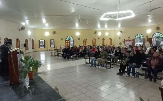 LAGUNA NAINECK: Multitudinaria celebración en honor al Sagrado Corazón de Jesus.
