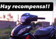 LAGUNA BLANCA: Buscan una moto robada y piden colaboración de la comunidad para identificar al sospechoso.
