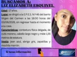 Desesperada búsqueda de una menor en la capital formoseña