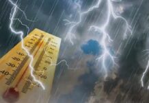 El pronóstico para el martes: Regiones con temperaturas hasta de 36°C y también tormentas