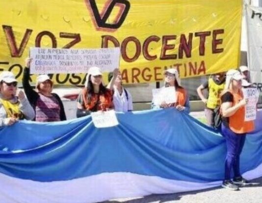 Voz Docente adhiere al paro del 3 de agosto y exige respuestas urgentes al gobernador Gildo Insfrán