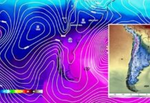El pronóstico para este miércoles: Avance de aire antártico polar