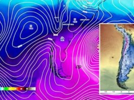El pronóstico para este miércoles: Avance de aire antártico polar