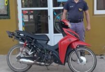 LAGUNA NAINECK: La Policía secuestró una motocicleta por maniobras peligrosas y ruidos molestos