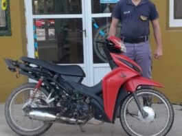 LAGUNA NAINECK: La Policía secuestró una motocicleta por maniobras peligrosas y ruidos molestos