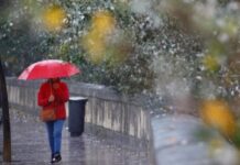 Para este viernes: sigue entrando aire frío, con la activación de algunas precipitaciones