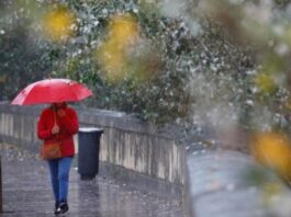 Para este viernes: sigue entrando aire frío, con la activación de algunas precipitaciones