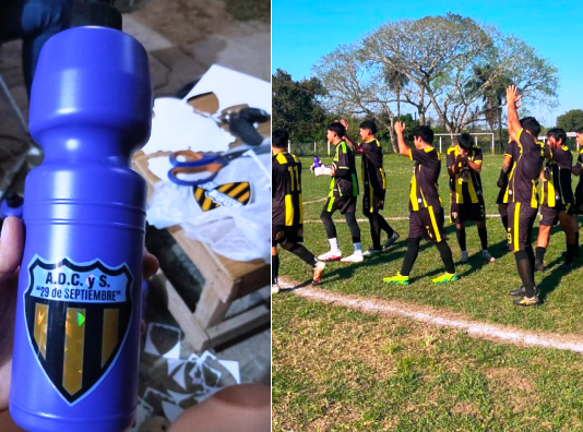 LAGUNA NAINECK. Corazón y esfuerzo propio: mujeres simpatizantes del Club 29 de Septiembre sorprendieron a los jugadores