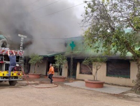 Gral. BELGRANO: Controlaron un incendio de gran magnitud registrado en una farmacia