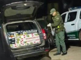 Detuvieron a un gendarme que trasladaba cigarrillos de contrabando en Formosa