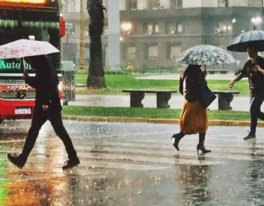 El pronóstico para este miércoles: El ambiente frío se combina con lluvias y lloviznas en amplias regiones