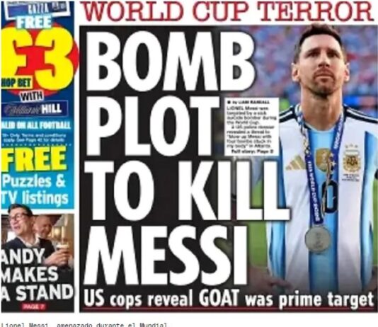 Revelan que Messi recibió amenazas de atentados suicidas en dos partidos del Mundial 2026