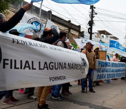 LAGUNA NAINECK: Pequeños productores reclamarán frente a Casa de Gobierno una audiencia con Insfrán ante la crisis del sector