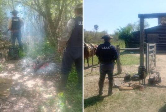 Cnia. SAN JUAN: La Policía recuperó varios bienes sustraídos tras un operativo preventivo en zona rural