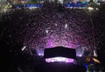 Una multitud disfrutó de los shows musicales de la Fiesta Nacional del Pomelo