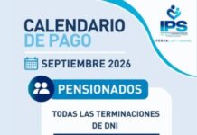 Pagan a pensionados provinciales