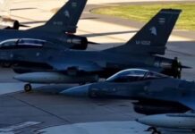 Llegaron seis nuevos aviones F-16 a Argentina para custodiar el espacio aéreo