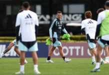 La Selección argentina llegó a Córdoba para disputar su primer amistoso ante Bolivia