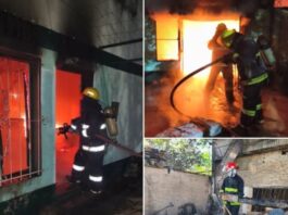 RIACHO HE HE: Una mujer falleció durante el incendio de su vivienda y su pareja fue trasladada al hospital