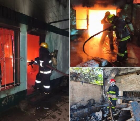 RIACHO HE HE: Una mujer falleció durante el incendio de su vivienda y su pareja fue trasladada al hospital