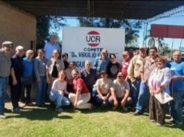 LAGUNA NAINECK: Dirigentes de la UCR visitaron el comité radical local