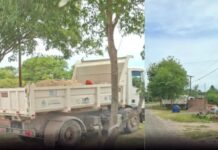 Escándalo en Colonia Pastoril: denuncian que el intendente Renzo Parra utilizaría camiones y empleados municipales para construir su casa particular