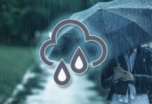 El pronóstico para el jueves: Lluvias y lloviznas, con temperaturas variables